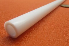 PTFE Teflon Straight Tube 7/16 OD x 5/16 ID x 1/16 Wall x 1 Foot Length