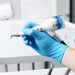 VRN Dental Ultrasonic Scaler LED Handpiece A8 /Air Polisher Sandblasting 4Holes