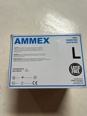 1000 (10 Boxes) AMMEX L Large Clinical Professional Vinyl Exam Gloves Protection