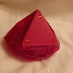 Post-it Pop-up Notes 3M Red Diamond Shape Dispenser for 3×3 Discontinued Rare
