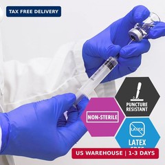 MED PRIDE Nitrile Medical Exam Gloves – Disposable Powder & Latex-Free Surgical