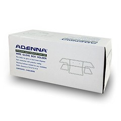 Box of 2 Adenna White Steel Wire Disposable Glove Box Holder Wall Mount