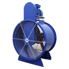 220V Axial Flow Fan 24in Spray Booth Paint Fumes Blower 1450rpm 1500W
