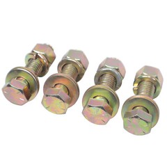 ProX XT-BTSBX4-G8 (4) 2.5″ Length Grade 8 Hex Short Truss Bolts Nuts and Washers
