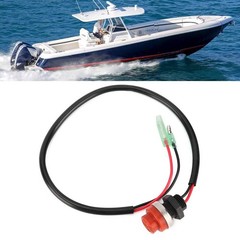 Outboard Start Stop Button Switch Keyless Push Button for Marine Boats