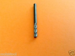 SOLID CARBIDE END MILL 10 PCS 1/8″ DIAMETER 1/2″ LOC 4 FLUTE RHS RHC 10-PACK USA