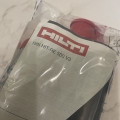 Hilti 2123401 HIT-RE 500 V3 11.1 Oz Mortar Epoxy Cartridge Exp 10/25