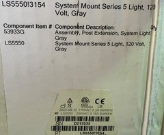 NEW DCI Edge Series 5 Dental Chair Mount LED Light Grey & Swing Mount Light Pole