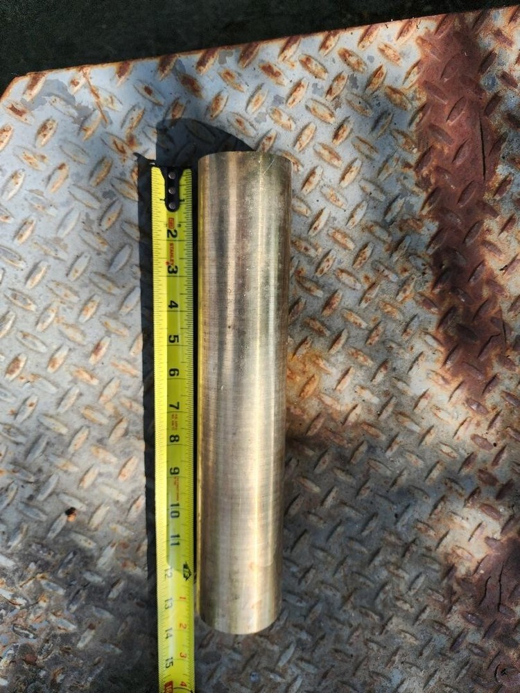brass round bar stock 2 1/2″ x 12″  lathe or milling