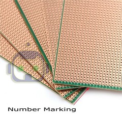 3 PC Single Sided PCB Circuit Proto Perf Board FR 6.5×14.5cm