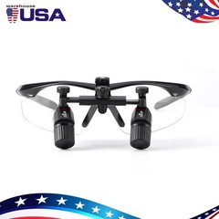 Dental Surgical Medical Binocular Loupes Magnifier Ergo Glass/5W LED Head Light