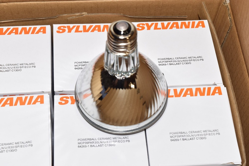 6 Sylvania Metalarc MCP39PAR30LN/U/830/SP/ECO PB 39W Powerball Ceramic 64269 #JP