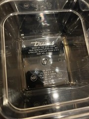 6 Each True Clear Food Pan 1/6 Size 4” Deep NSF Commercial Prep Polycarbonate