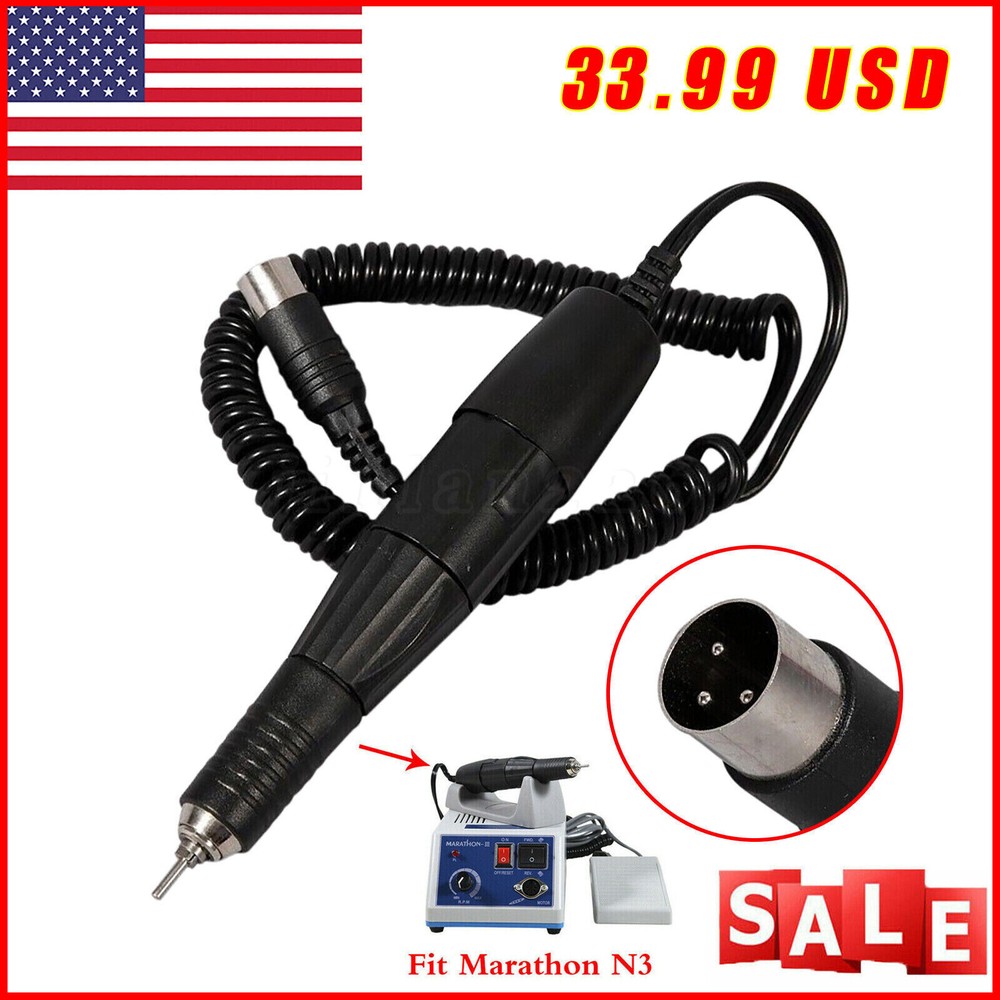 35000rpm Dental Lab Handpiece STRONG Fit SAESHIN Electronic Motor Polishing 1PC