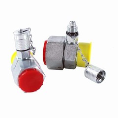 6pcs Hydraulic Swivel Run Tees Hydraulic Tee Connectors ORFS Testing Tee Fitting