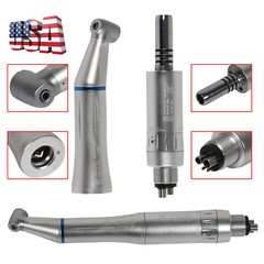 Dental Slow Low Speed Handpiece Push Contra Angle NSK Style Air Motor 4Holes WY4