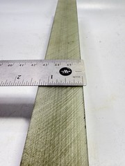 Green Glass Epoxy Laminate Micarta Phenolic G10FR4 Bar Stock 1.25″ x 2” x 12″