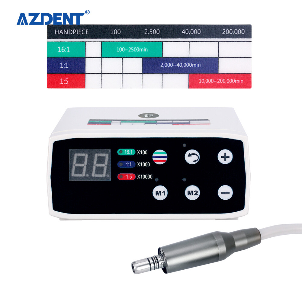 Dental Electric Brushless Micro Motor /1:5 LED Fiber Optic Increasing Handpiece