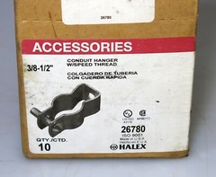 ACC HALEX 26780 Conduit Hanger With Speed Thread – Case of 10 x Packs of 5