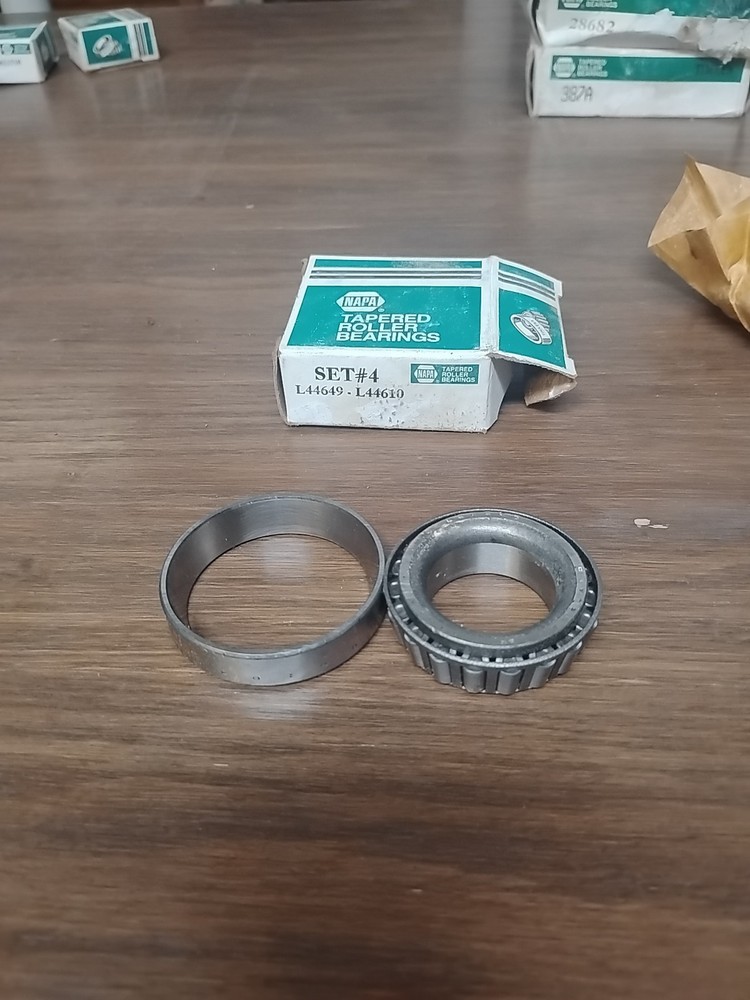 Set 4,L44649 & L44610 Timken Cup & Cone Set Free Shipping & Return Metal