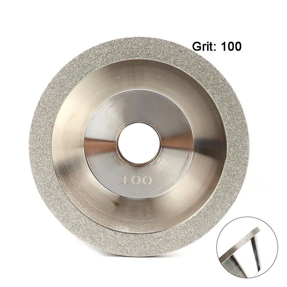 4″ Diamond Grinding Wheel Cup Carbide Metal Cutter Grinder 100-400 Grit Tool US