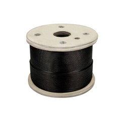 Stainless Steel Black Oxide Cable Wire Rope 1/8″x 500ft,316 , 1×19 Construction