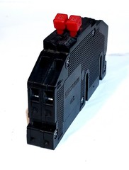 Type RC38AL Zinsco or GTE Sylvania 2-Pole 20A Thin Circuit Breaker (Black)