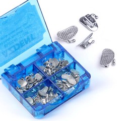 80pcs Tubos Bucales Individuales Ortodoncia Dental Roth Mbt 0.022 1st/2nd Molar