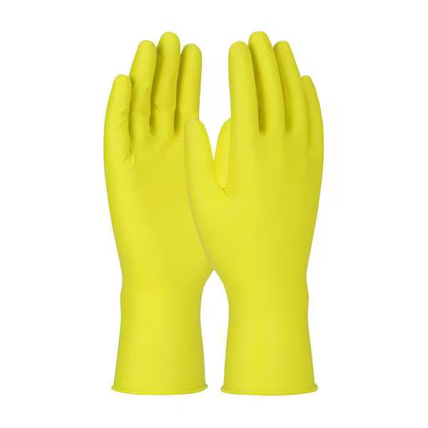 Grippaz Jan San, Disposable Gloves, 6 mil Palm, Nitrile, Powder-Free, 2XL ( 11