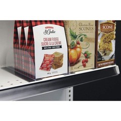 Plastic Shelf Dividers with Magnetic Tape – 12″L x 1 3/4″W x 3″H