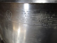 BH Hubert 40 Gallon Jacketed Stainless Steel Tilting Steam Kettle Commercial