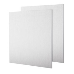2 Pack 6061 T6 Aluminum Sheet Metal 6 x 6 x 0.236 (1/4) Inch Flat Plain Plate…
