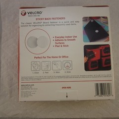 VELCRO Brand Hook and Loop Fastener Coins 3/4 Inch White Pack of 200