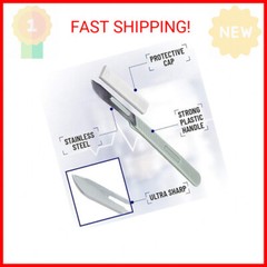 Disposable Scalpel 10 Dermaplaning Tool Scalpel Blades 10 with Plastic Handle, H