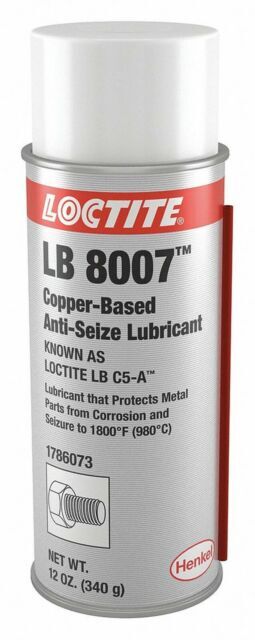 Loctite 1786073 Anti-Seize, General Purpose, Aerosol Spray Can, 12 Oz, Copper