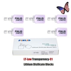 US 5pcs/Box Lithium Disilicate Blocks Dental Lab C14 LT Glass Ceramic CAD/CAM