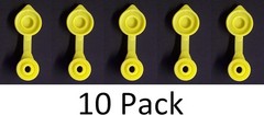 10-Pack Yellow Fuel Can Vent Caps with Retaining Lip – USA Quality