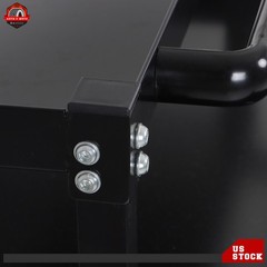 3-layers Av Cart Rolling Projector Cart Shelf Laptop Printer Storage Cabinet