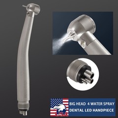 Dental Fiber Optic High Speed Turbine Handpiece 2/4H LED E-generator