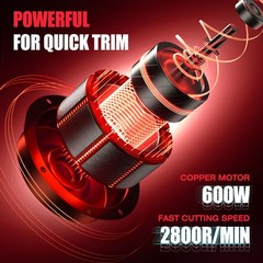 600W Heavy Duty Horse Clipper 6-Speed Electric Livestock Body Grooming