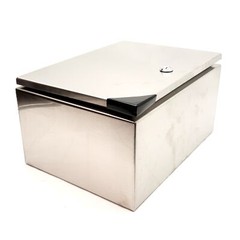 Rittal WM161208N4 Stainless Steel Enclosure, Wall Mount, 16x12x8in, IP66