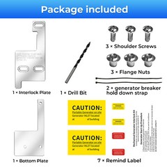 Generator Interlock Kit For GE Siemens Murray ITE 150 200 Amp Panel