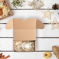 Lightweight 50 Pack Cardboard Shipping Boxes for Small Business & DIY Gifts