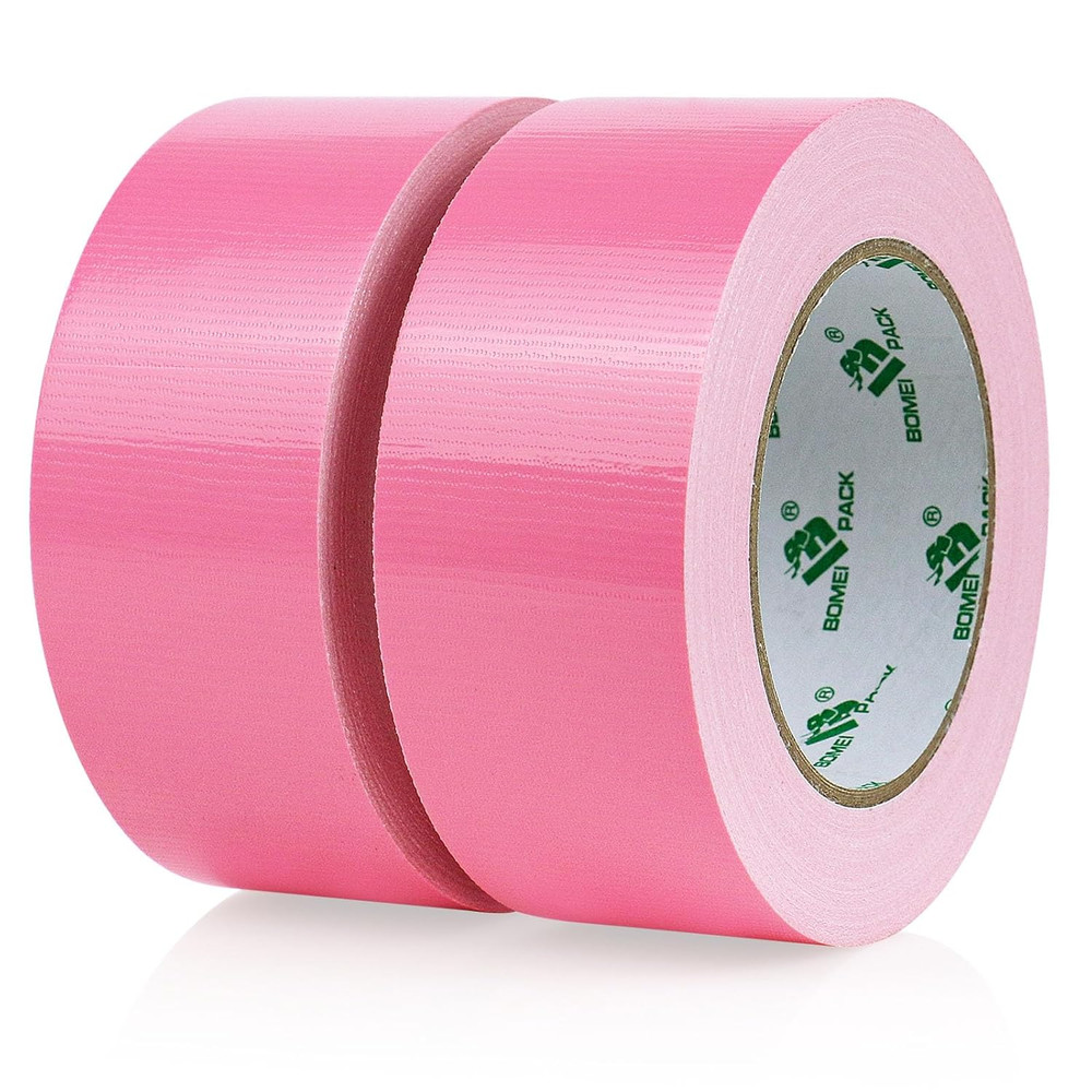 Color Duct Tape Pink, Heavy Duty Strong Industrial Duct Tape 9Mil X 1.88Inch X 3