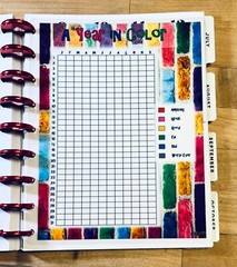 Year in Color Mood Tracker 2 Sided Dashboard 4 use w/ Classic HAPPY Planner~