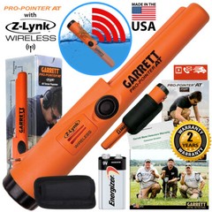 Garrett AT Pro Underwater Metal Detector, MS-2 Headphones, Pro Pointer AT Z-Lynk