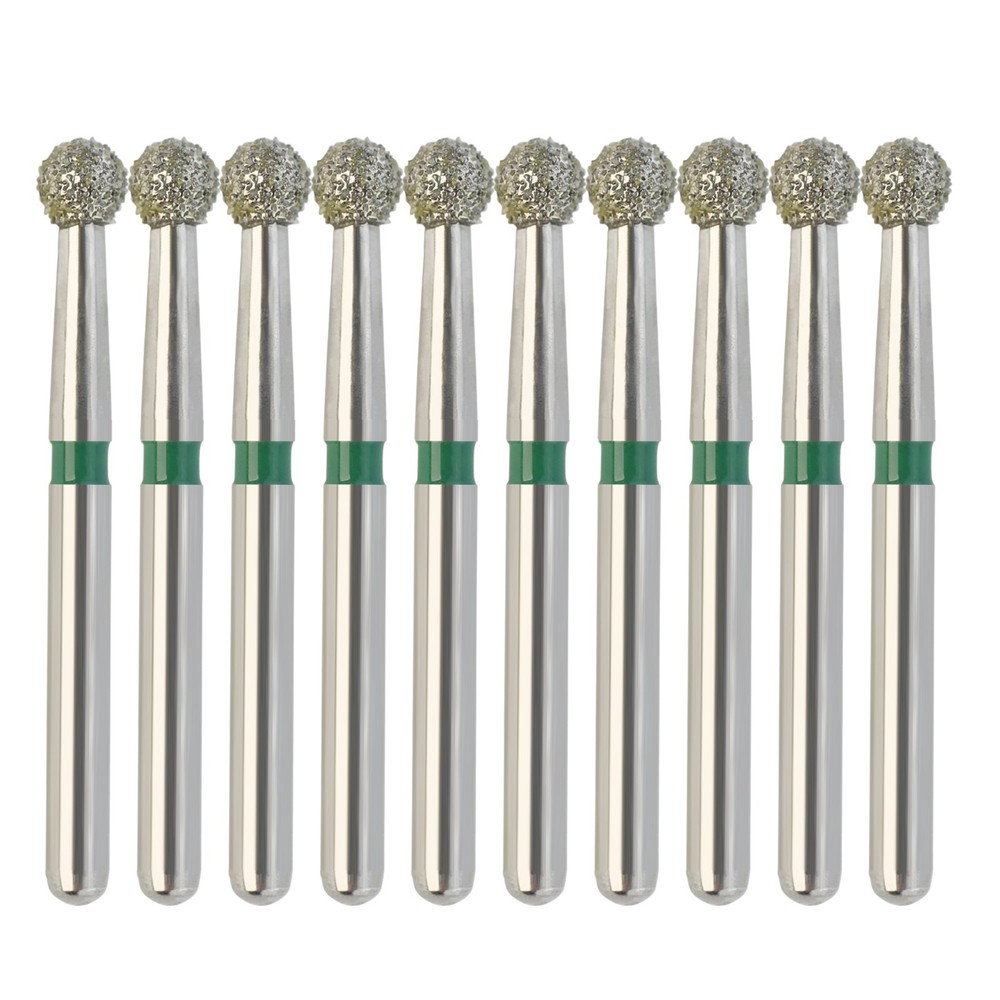 Multi-Use Dental Burs Diamond Round Ball FG 801/023C Coarse Grit Friction Grip