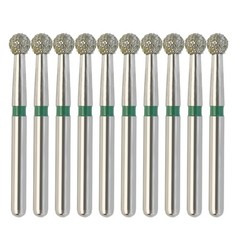 Multi-Use Dental Burs Diamond Round Ball FG 801/023C Coarse Grit Friction Grip