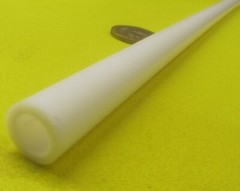 PTFE Teflon Straight Tube 7/16 OD x 5/16 ID x 1/16 Wall x 1 Foot Length