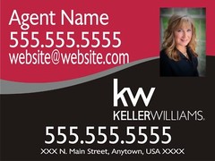 12 18×24 Full Color Custom Yard Signs – Printed One Side – Includes Stakes